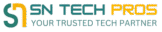 SN Tech Pros web designer logo clear